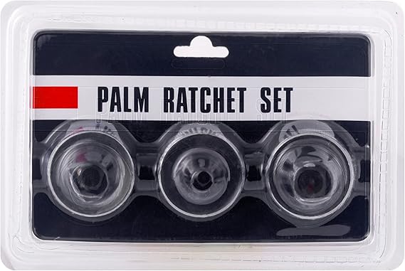 Finger Ratchet Set 3pcs Reversible Thumb Wheel Ratchet Wrench 1/2 1/4 3/8 Drive, Palm Ratchet Wrench