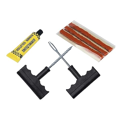 6Pcs Set Professional Auto Car Tire Repair Kit Car Bike Auto Tubeless Tire Tyre Puncture Plug Tool