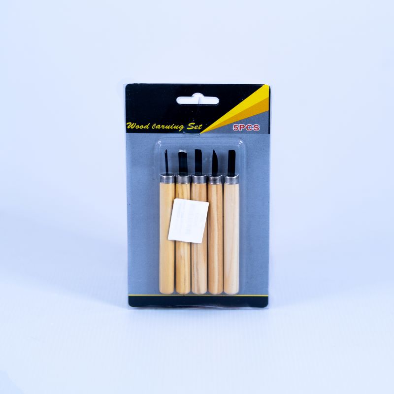WOOD CARVING SET 5 PCS