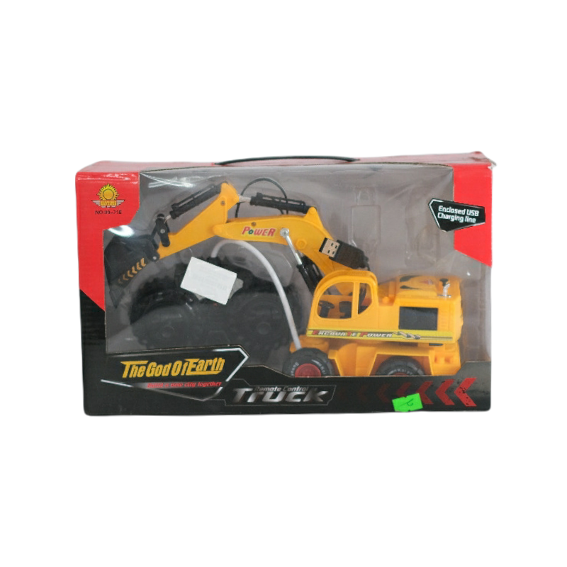 Powerful Remote Controlled Backhoe Toy