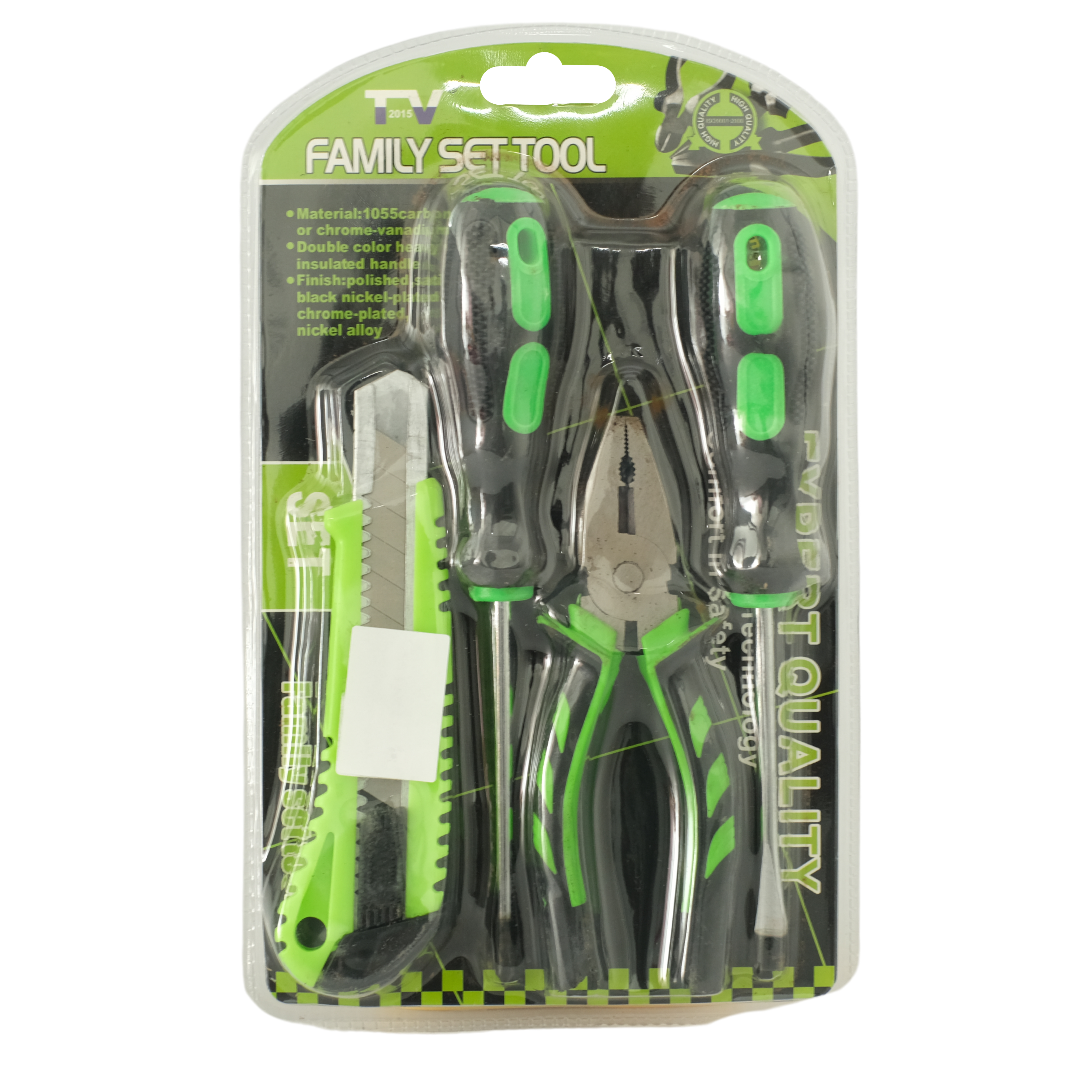 GREGORY'S- PLIER, SCREW DRIVER AND PAPER CUTTER SET 4 PCS