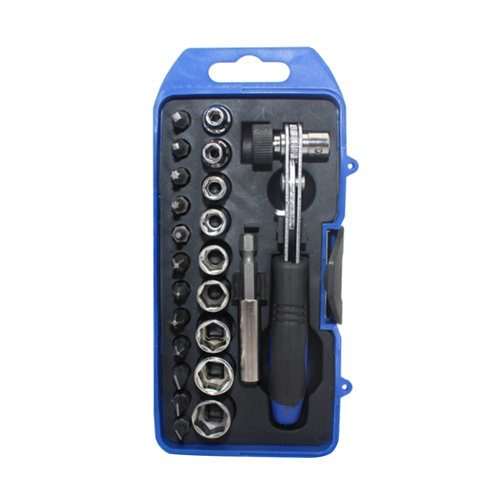 23PCS Set Ratchet Socket Set Steel 4‑12MM 9 Size Universal Car Repair Tool