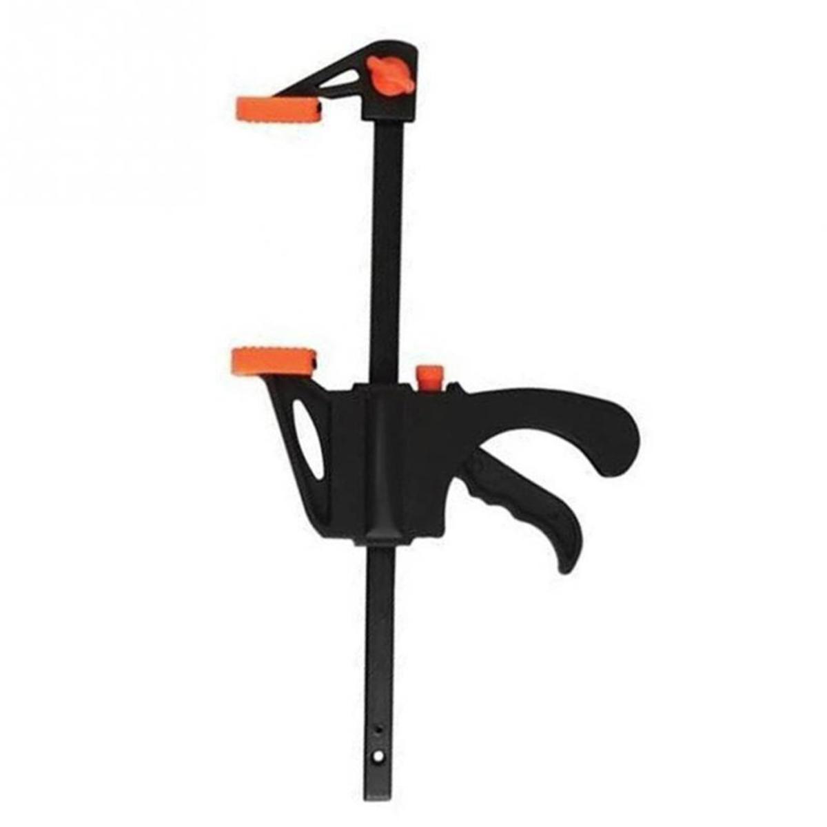 Plastic F Clamp 8 inch Bar F Clamps Clip Grip Quick Ratchet Release Woodworking DIY Hand Tool Kit