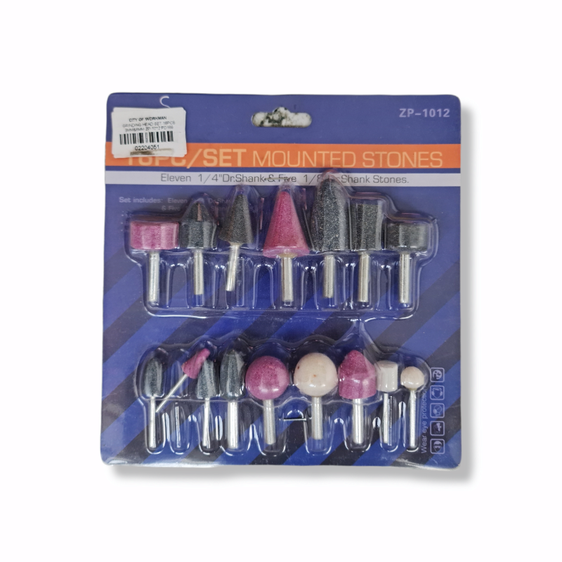 Grinding Head Set 16 pcs Set ZP-1012