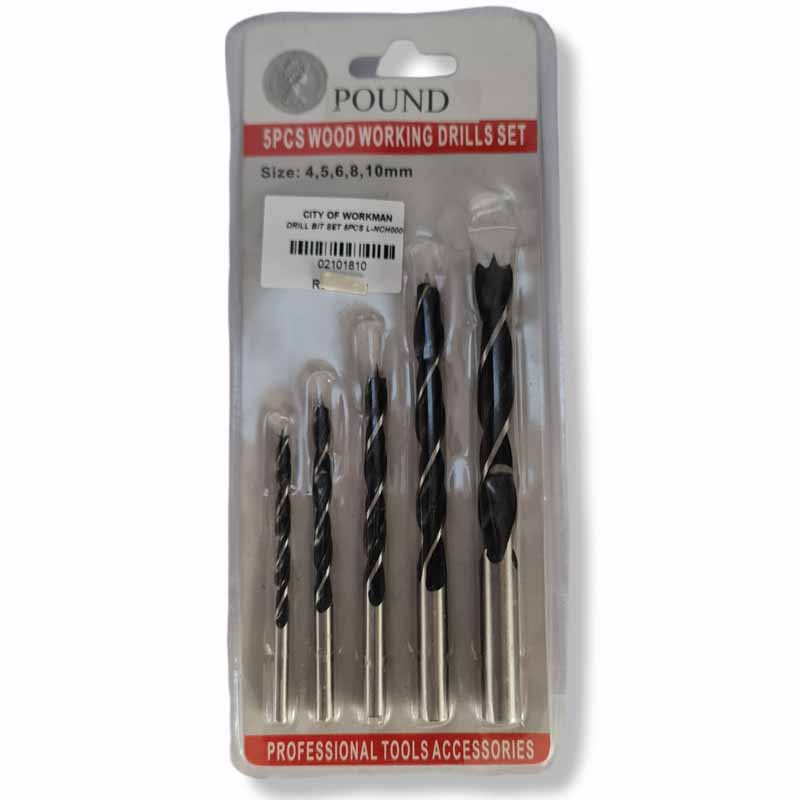 DRILL BIT SET 5 PCS