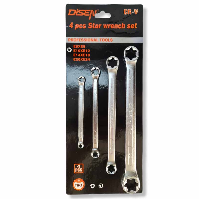 STAR WRENCH TOOLS 4PCS