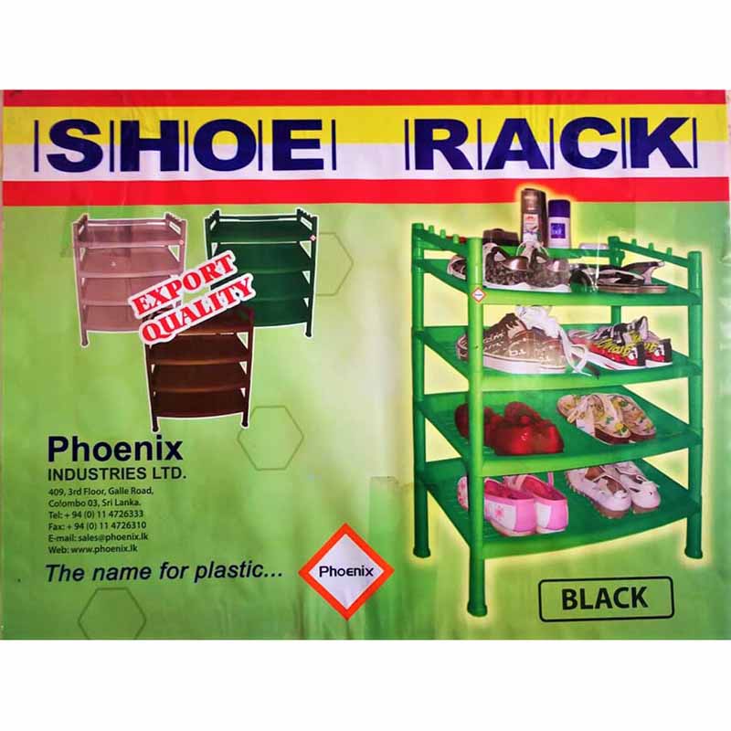 PHONEIX-  SHOE RACK BLACK